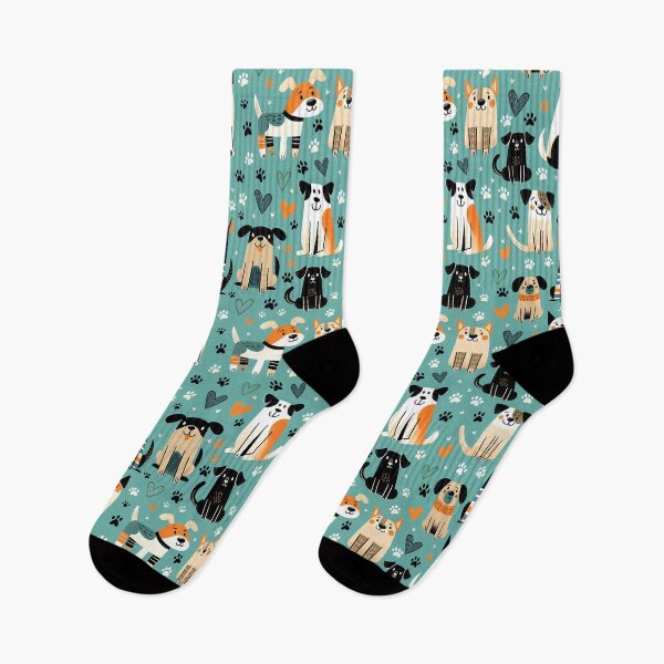 Item preview, Cute Cartoon Dog Pattern Design designed and sold by ArtDzignsZA.