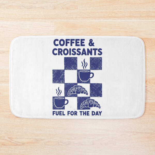 Item preview, Breakfast Coffee Croissants Fuel For The Day designed and sold by LuminOrb.