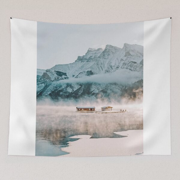 Item preview, Morning Lake Winter Poster designed and sold by Glendford88.