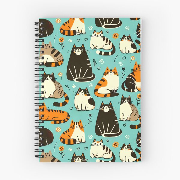 Item preview, Cute Cartoon Cat Pattern Design designed and sold by Canvas-Whispers.