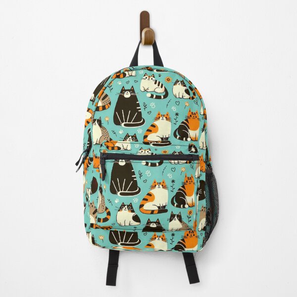 Item preview, Cute Cartoon Cat Pattern Design designed and sold by Canvas-Whispers.