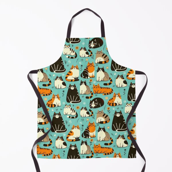 Item preview, Cute Cartoon Cat Pattern Design designed and sold by Canvas-Whispers.
