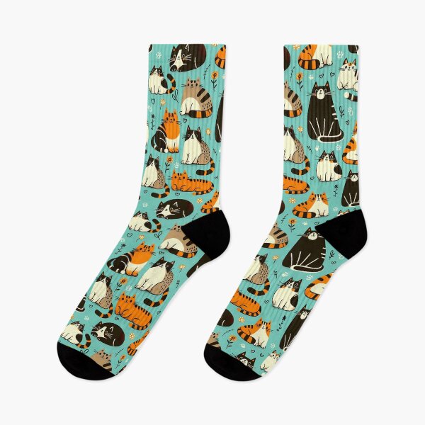 Item preview, Cute Cartoon Cat Pattern Design designed and sold by Canvas-Whispers.