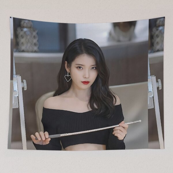 Item preview, Iu / Lee Ji-eun Korean Fashion Idol Style Portrait - Kawaii Kpop Aesthetic Streetwear designed and sold by Billy Morfo™.