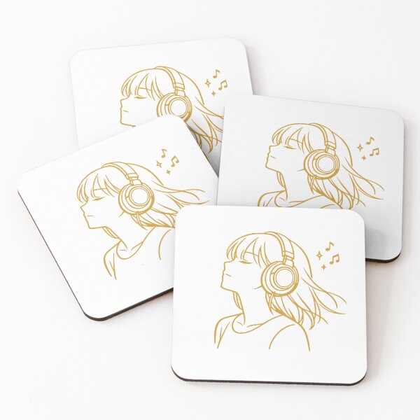 Item preview,  Lo‑Fi Listener (Girl) designed and sold by KungPowUnicorn.