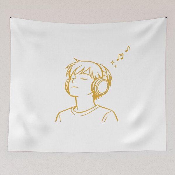 Item preview, Lo‑Fi Listener (Boy) designed and sold by KungPowUnicorn.