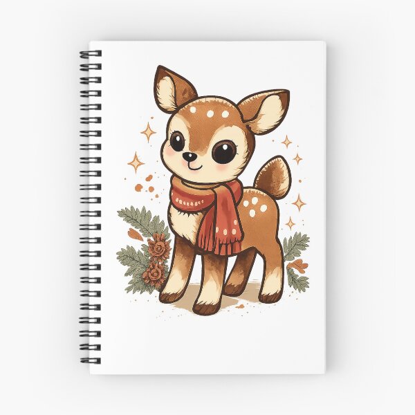 Item preview, Forest Deer | Winter Woodland Friend  designed and sold by SilkBrushDreams.
