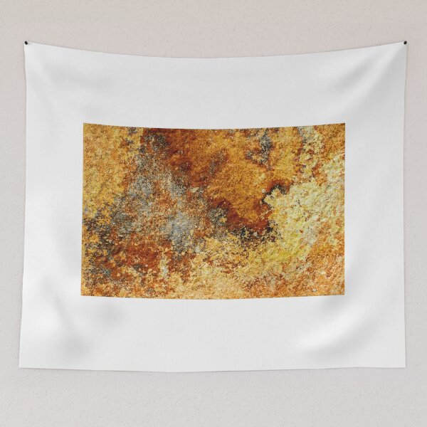 Item preview, Rusty Metal Texture Background With Orange Patina and Corrosion Details for Design designed and sold by Nmallia.