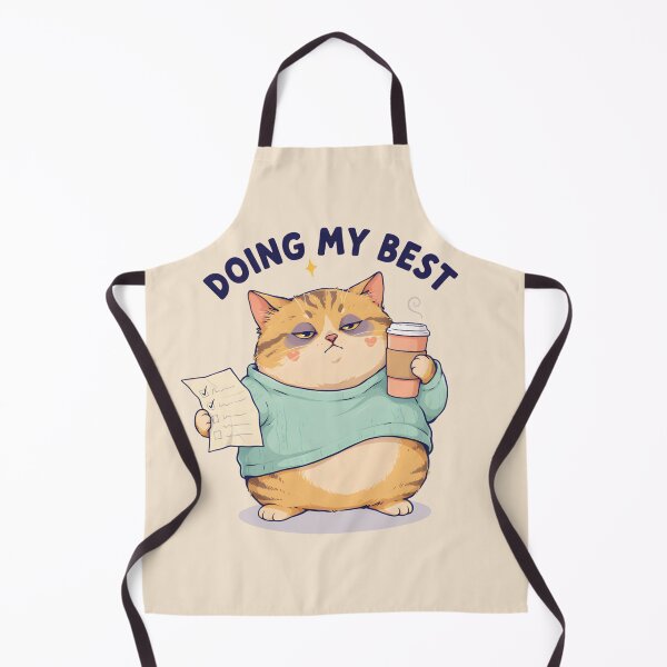 Item preview, Doing My Best Cat Shirt – Funny Tired Cat Meme Introvert T-Shirt & Sticker designed and sold by ZyxDes.