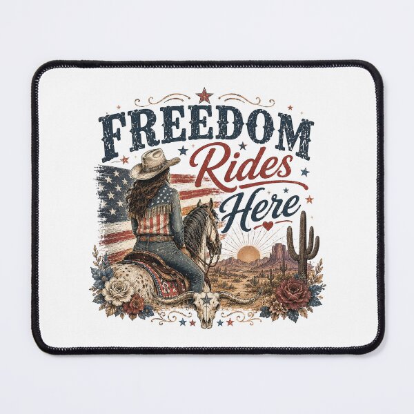 Item preview, Freedom Rides Here designed and sold by Side Quest Co..