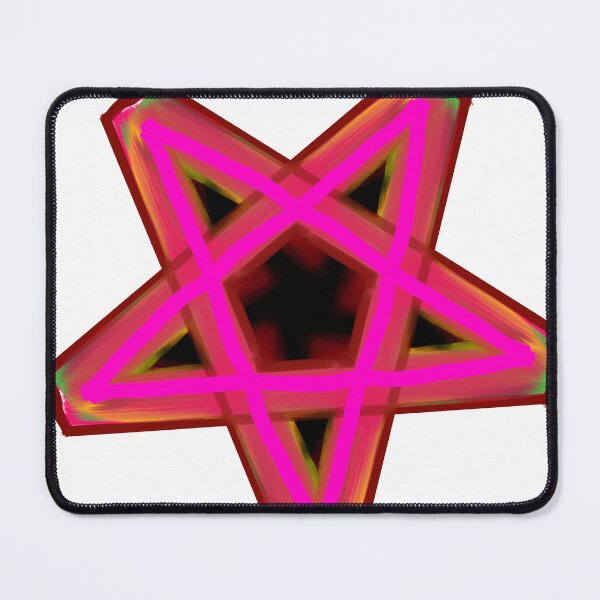 Item preview, Baphomet Pentagram Colorful Hand Drawn Sketch 1 designed and sold by ShadowWork666.
