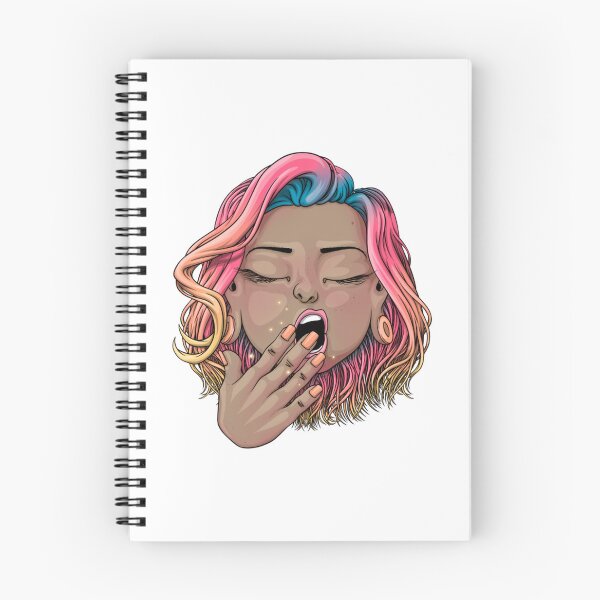Artikelvorschau, Reva Prisma Gähnendes Gesicht Müdes Morgen-Emoji-Kunst entworfen und verkauft von Loviillustratio.