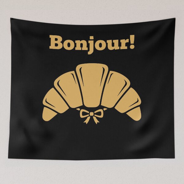 Item preview, Breakfast Bonjour Funny Brunch Coffee Pancake designed and sold by LuminOrb.