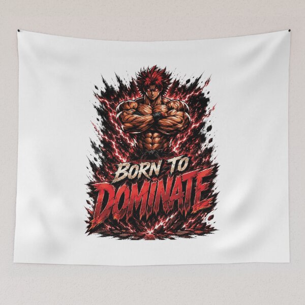 Item preview, Born To Dominate Warrior Anime Inspired Graphic T-Shirt Design designed and sold by Graphic Therapist.