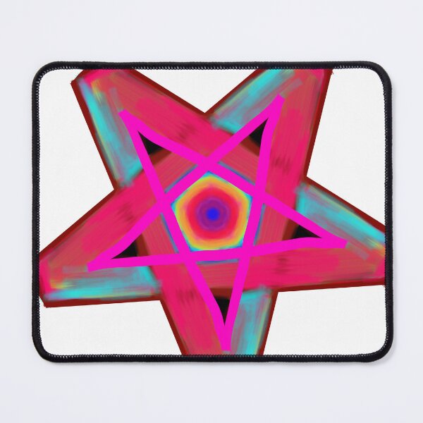 Item preview, Baphomet Pentagram Colorful Hand Drawn Sketch 2 designed and sold by ShadowWork666.