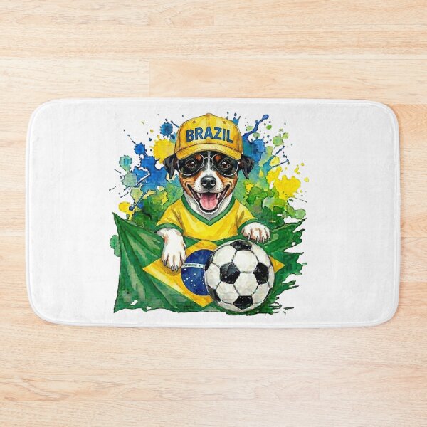 Item preview, Brazilian terrier World Cup Brazil Suppawter designed and sold by The Suppawters.