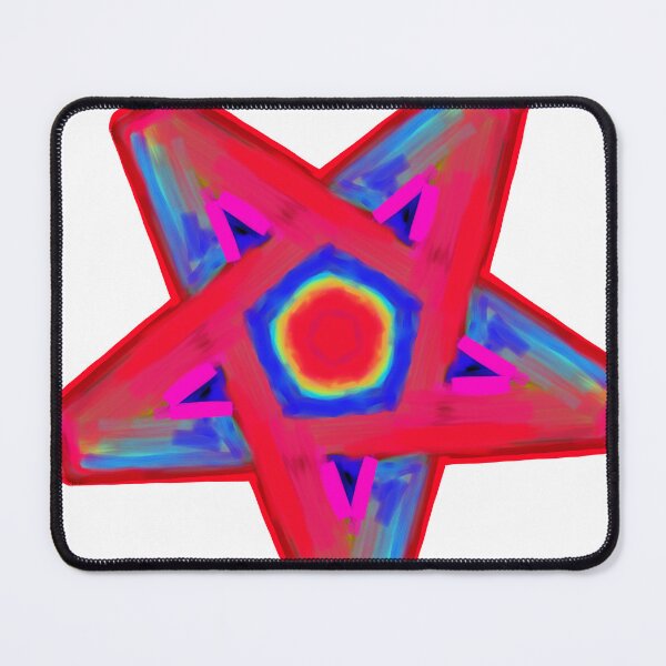 Item preview, Baphomet Pentagram Colorful Hand Drawn Sketch 3 designed and sold by ShadowWork666.