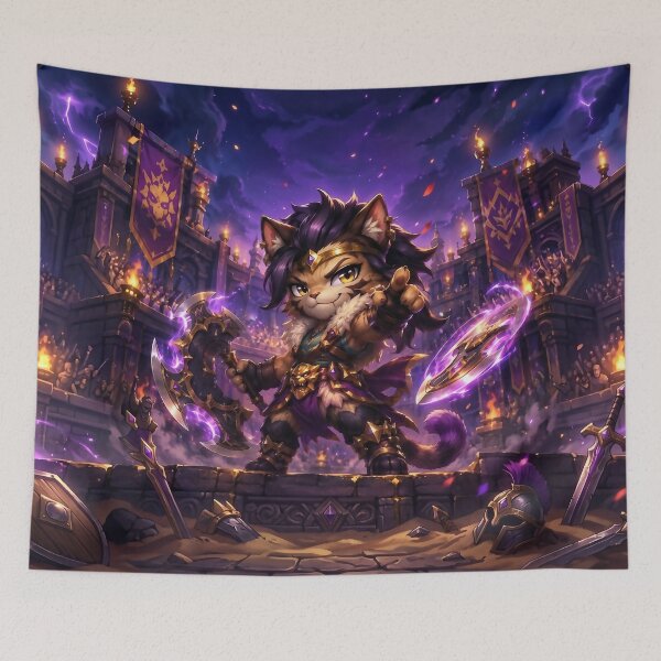 Item preview, Arena Blade Champion Cat designed and sold by Lunatik Cat.