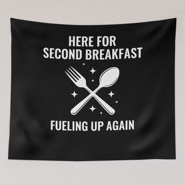 Item preview, Breakfast Here For Second Breakfast Funny Brunch designed and sold by LuminOrb.