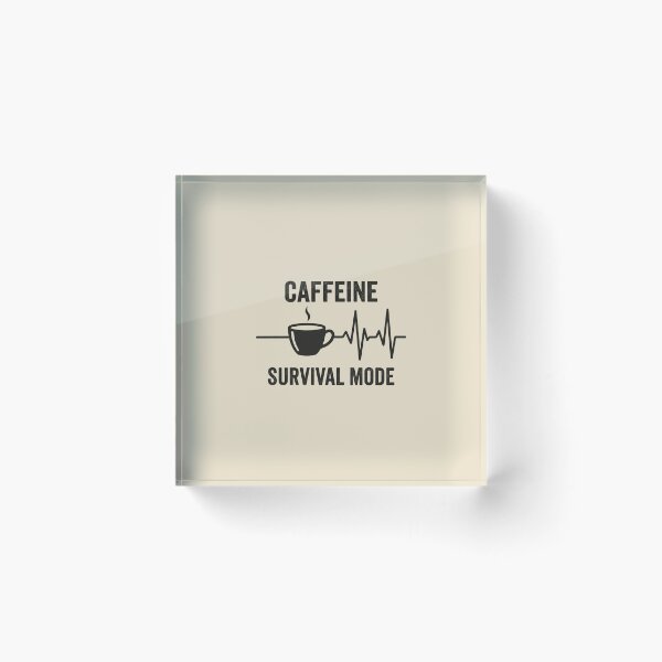 Item preview, Caffeine Survival Mode designed and sold by dudelinart.