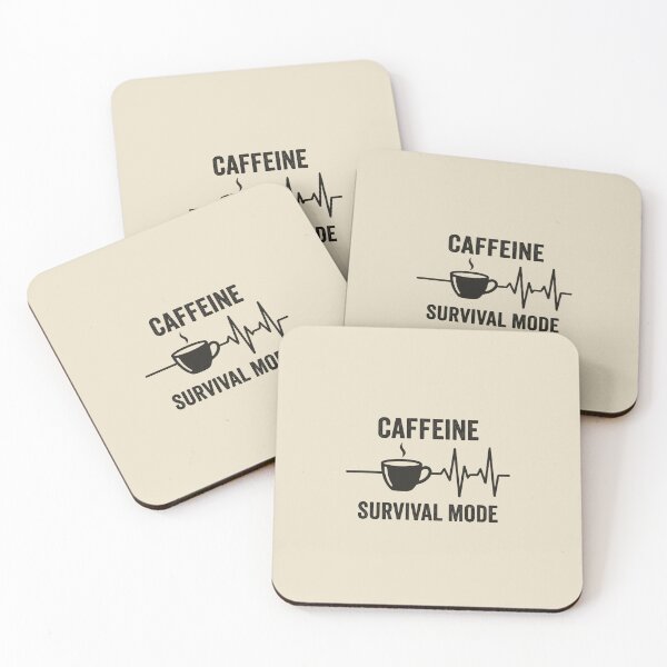 Item preview, Caffeine Survival Mode designed and sold by dudelinart.