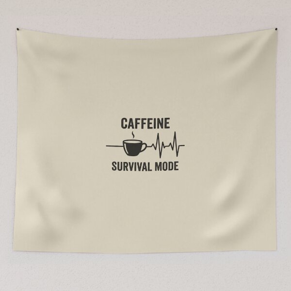 Item preview, Caffeine Survival Mode designed and sold by dudelinart.