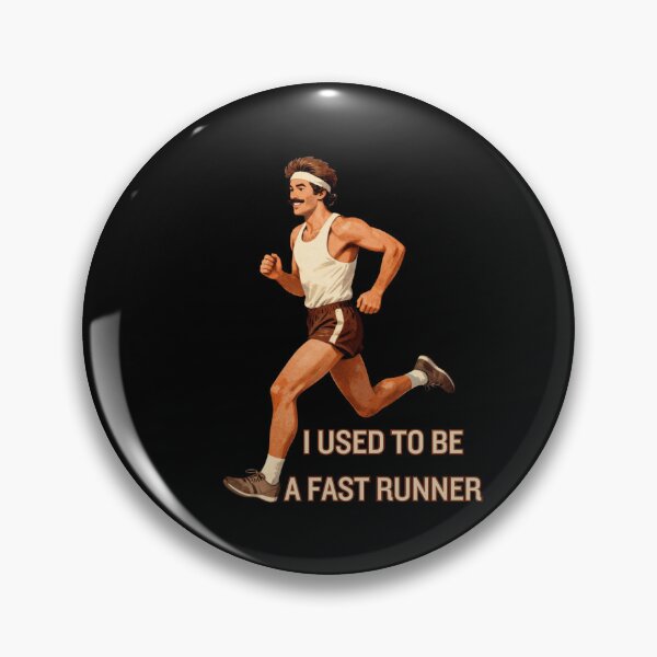 Item preview, I Used to Be Fast Runner Funny Running Quote Retro Vintage Design designed and sold by Magda-Creates.