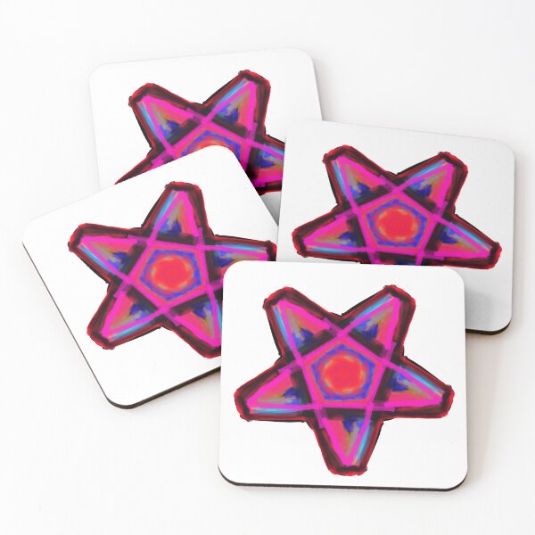 Item preview, Baphomet Pentagram Colorful Hand Drawn Sketch 4 designed and sold by ShadowWork666.