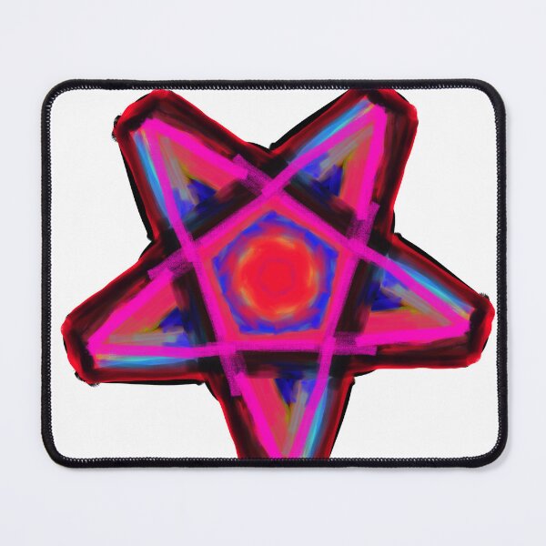 Item preview, Baphomet Pentagram Colorful Hand Drawn Sketch 4 designed and sold by ShadowWork666.