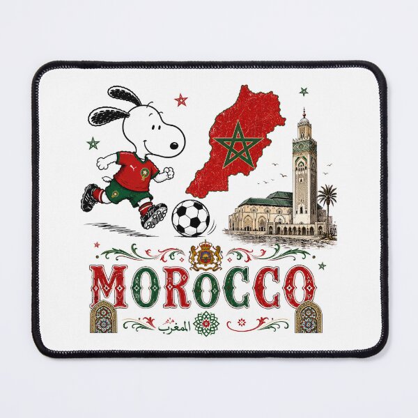Item preview, Snoopy Morocco Team World Cup 2026 designed and sold by Har-vee.