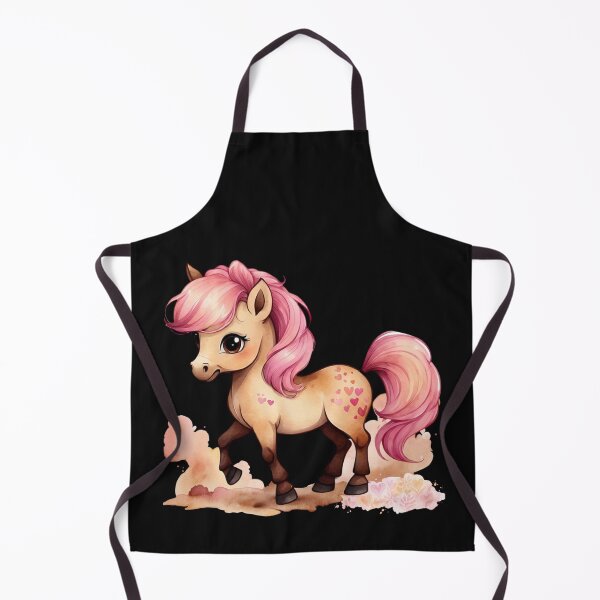Item preview, Cute Pink Pony – Kawaii Watercolor Horse for Kids. designed and sold by NewtBoo.