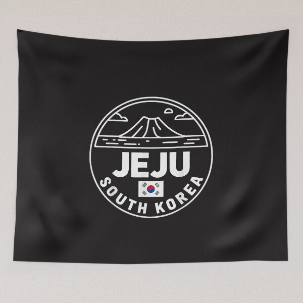 Item preview, Jeju South Korea Travel Souvenir Vintage Circle Badge Korean Island designed and sold by kiralynstration.