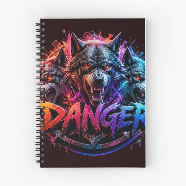 Item preview,  Three Angry Wolves Danger Gaming Logo designed and sold by AgnesB77.