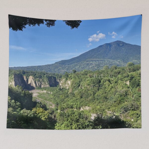 Item preview, Majestic volcano overlooking the Indonesian jungle designed and sold by franck380.