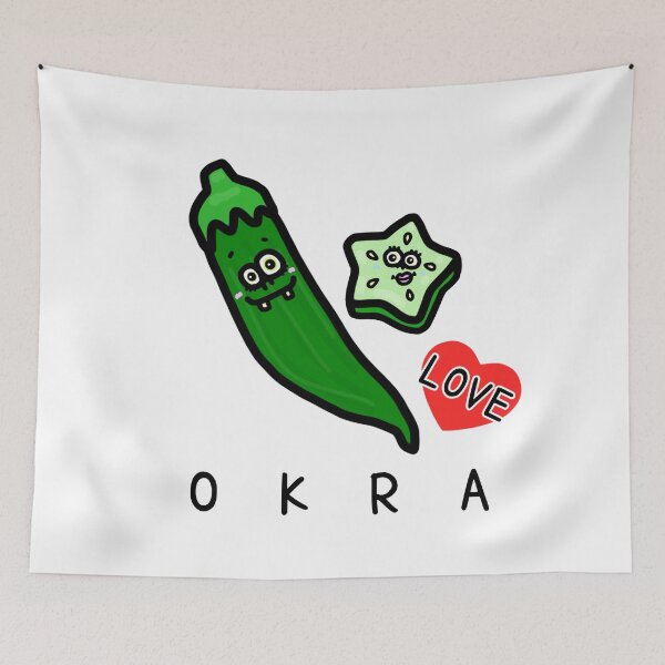 Item preview, I LOVE OKRA designed and sold by kanaehonkawa.