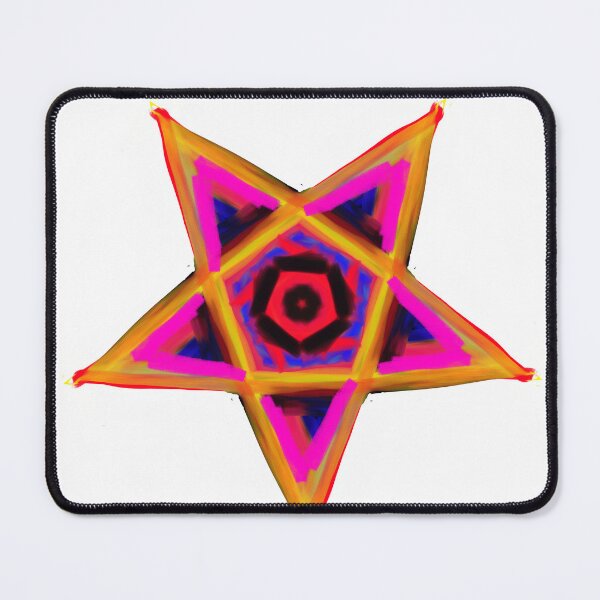 Item preview, Baphomet Pentagram Colorful Hand Drawn Sketch 4 designed and sold by ShadowWork666.