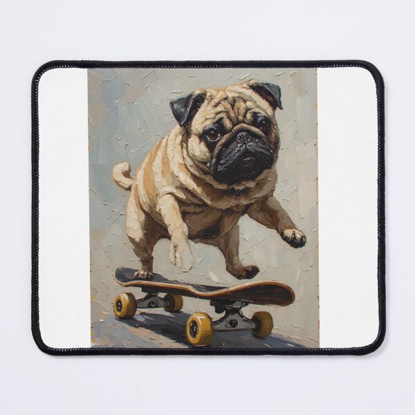 Item preview, Pugtastic skater designed and sold by fadeinkstudio.