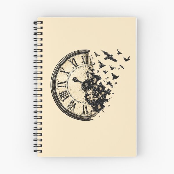 Item preview, Abstract Dissolving Antique Clock Time Art designed and sold by GoldenPetalAma.