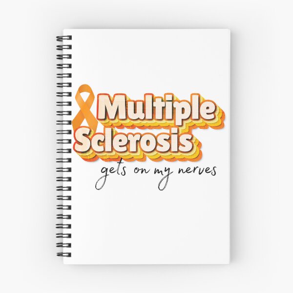 Item preview, Multiple Sclerosis Gets On My Nerves — Funny MS Awareness Orange Ribbon Gift designed and sold by DonnaRaine.