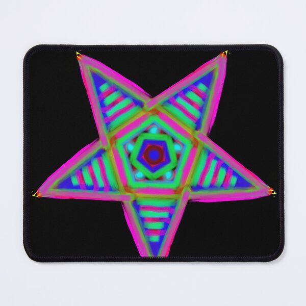 Item preview, Copy of Baphomet Pentagram Colorful Hand Drawn Sketch 4 designed and sold by ShadowWork666.