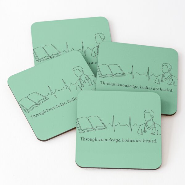 Item preview,  Minimalist Doctor Heartbeat Line Art - Med School designed and sold by sanorastyle.