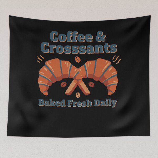Item preview, Breakfast Coffee Crosssants Baked Fresh Daily designed and sold by LuminOrb.