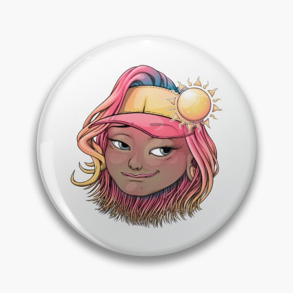 Item preview, It's Hot Reva Sun Visor Summer Emoji Art designed and sold by Loviillustratio.