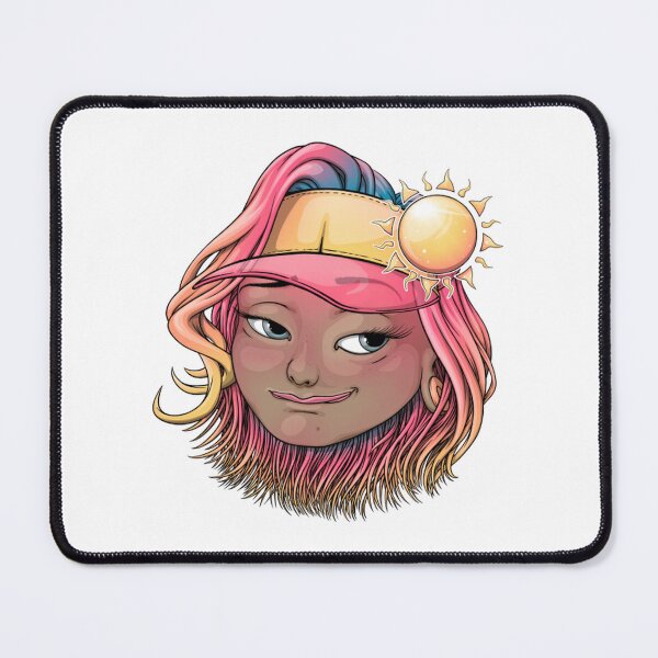 Item preview, It's Hot Reva Sun Visor Summer Emoji Art designed and sold by Loviillustratio.