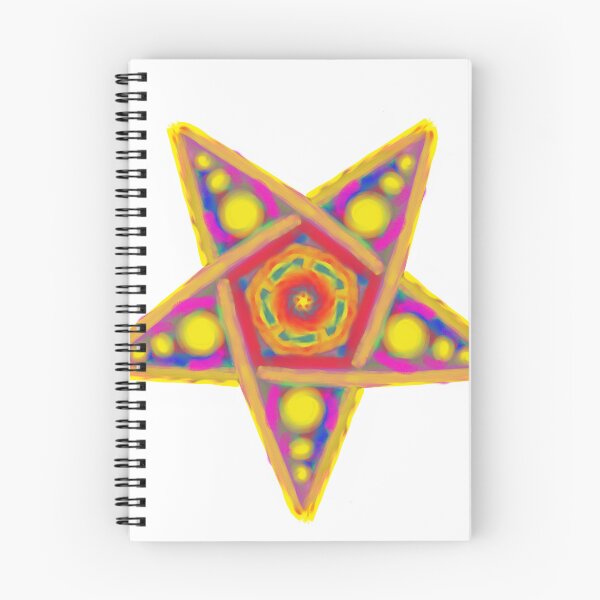 Item preview, Baphomet Pentagram Colorful Hand Drawn Sketch 6 designed and sold by ShadowWork666.