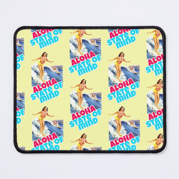 Item preview, Aloha State of Mind Vintage Surfing Quote designed and sold by Mauswohn.