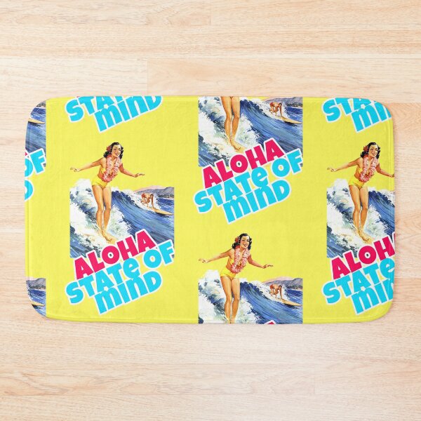 Item preview, Aloha State of Mind Vintage Surfing Quote designed and sold by Mauswohn.