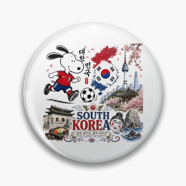 Item preview, Snoopy Korea Republic Team World Cup 2026 designed and sold by Har-vee.