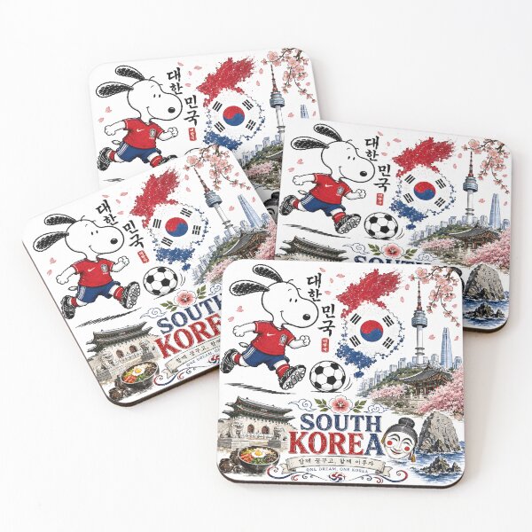 Item preview, Snoopy Korea Republic Team World Cup 2026 designed and sold by Har-vee.