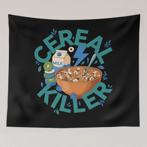Item preview, Breakfast Funny Brunch Coffee Cereal Killer Food designed and sold by LuminOrb.